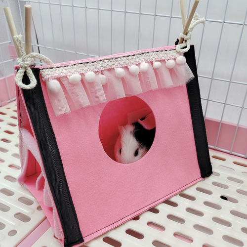Hamster Hideout Tent, Conejo, Rata, TĂșnel, Casa, Animal Pequ