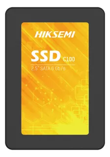 Disco sólido interno Hikvision Hiksemi 120-C100-HSEMI 120GB amarillo