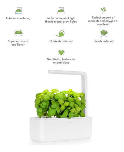 Kit Jardín Inteligente Click & Grow Con Luz Crecimiento