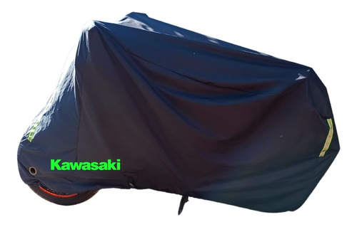 Carpa Funda Para Moto Kawasaki Exterior Impermeable 