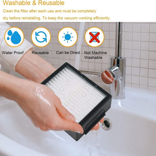 Filtro Hepa Compatible Para Roomba I3 I7 I7+ E5 E6