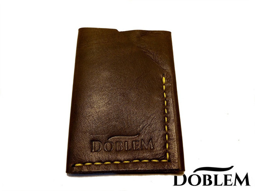 Imagen 1 de 6 de Billetera De Cuero Doblem Mod.: 1979sh