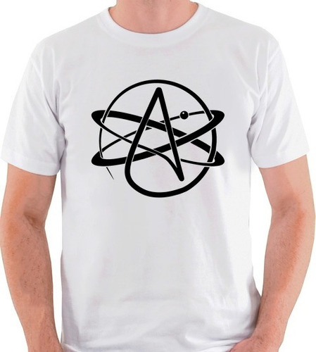 Camiseta Ateísmo Ateu Ateísta Ateia Símbolo Camisa Blusa