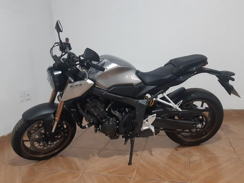 Imagem 2 de 10 de Honda Cb 650 R Abs 2021 Prata