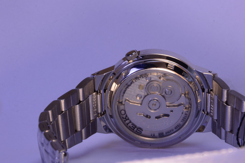Reloj Seiko 5 Snka01 Autentico Japones Automático Plateado Plateado Blanco