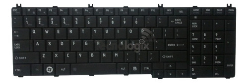 Teclado Toshiba C650 C655 C655d L655 L750 L755 L770 L775 Color Negro