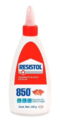 Pegamento Blanco Resistol 850 110grs - 938417 /v