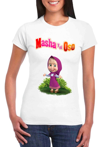 Playeras De Masha Y El Oso Masha-010