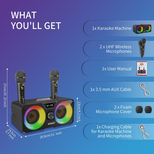 Amplificado Audio Subwoofer Bocina Microfono Bluetooth