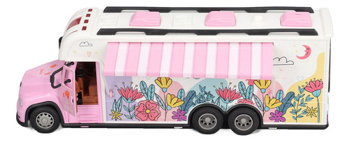 Coche Rc Para Niñas, 2.4 G, Simulación, Modelo Rv, Rosa, Elé