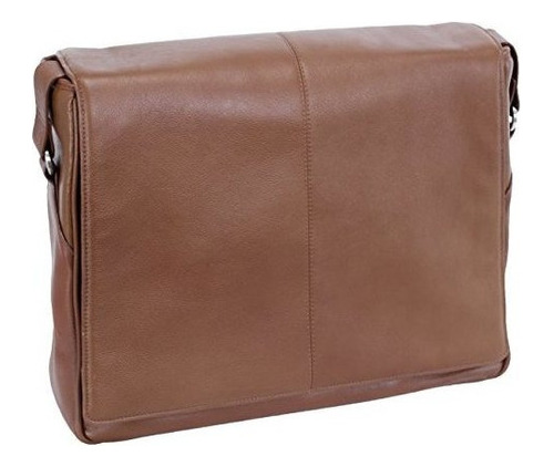 Siamod San Francesco Piel Messenger Bag Conac