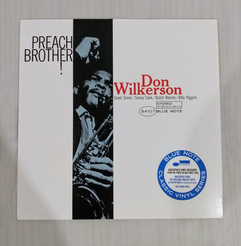 Don Wilkerson  Preach Brother! Blue Note Lp Vinilo Nuevo