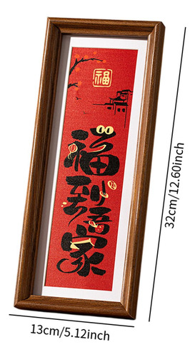 Adorno De Pintura De Caligrafía China, Regalo De Estilo A
