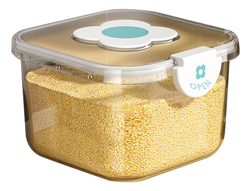 Caja De Almacenamiento De Arroz Hermética Transparente