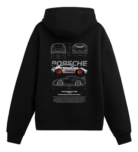 Buzo / Hoddie Porcho Gt3 Rs Negro