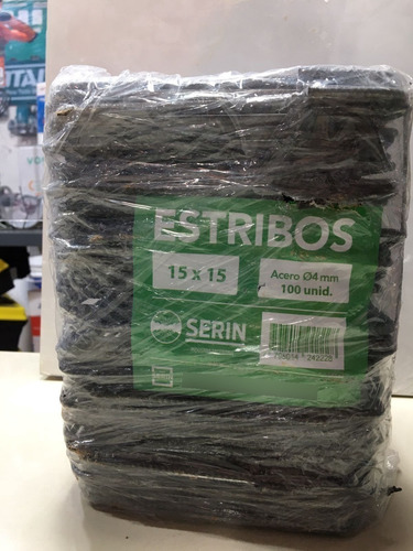 Imagen 3 de 3 de Estribo 15x15 X 4 Columna X 100 Un
