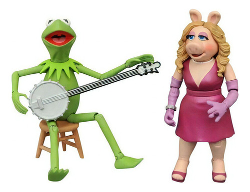 Diamond Select Toys The Muppets Kermit e Miss Piggy
