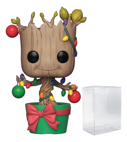 Pop Marvel: Holiday - Dancing Groot With Lights & Ornaments 