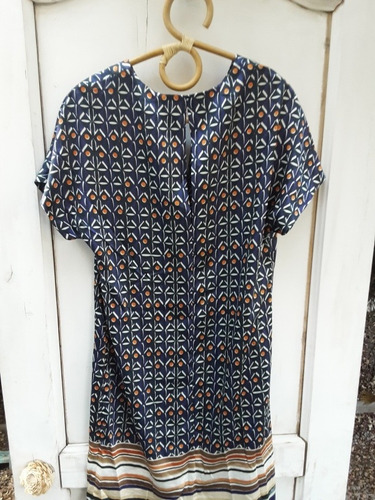 Vestido Azul Mango Talla M