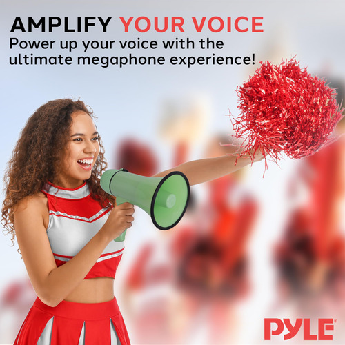 Megaphone Pyle 20w Bullhorn W/ Siren, Volume Control & Strap