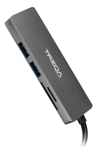 Adaptador Tipo-c A Hdmi / 5 En 1 Usb 3.0 Y Tarjeta Sd