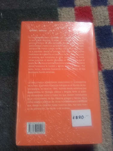 Ovidio. Amores. Bilingüe Unam Scriptorum