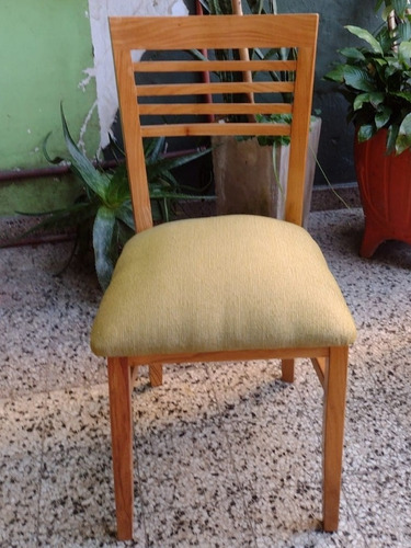 Silla Paraíso Con Respaldo De Madera Reforzada 