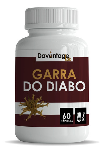 Kit 2potes Suporte Articular Devil's Claw 120 Cápsulas 500mg Sabor Devils Claw