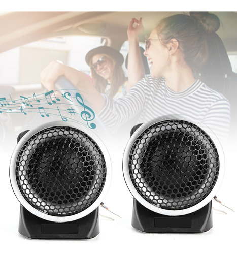 Tweeter Para Coche, 2 Parlantes De 150 W, 92 Db, Minibocina