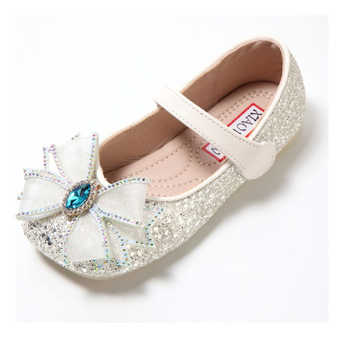 Zapatos De Princesa Con Lentejuelas Y Pedrería Para Niña