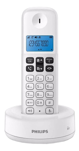 Imagen 1 de 2 de Teléfono inalámbrico Philips D131 blanco