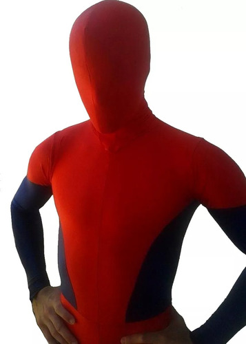 Disfraz Hombre Araña Spiderman Hombre  Lycra Pura A Medida