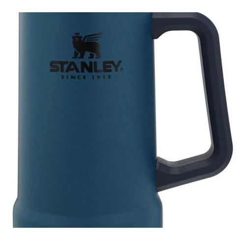 Imagem 7 de 8 de Caneca Térmica De Cerveja Chopp Stanley Original 709ml Azul