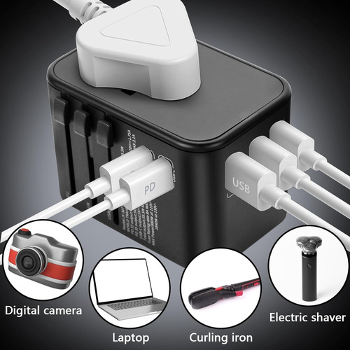 Adaptador Universal De Viaje Pd35 Type-c De 35.5 W