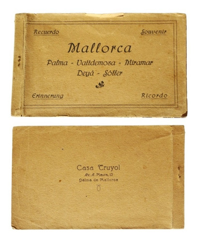 Antiguo Album Casa Truyol - 11 Postales Mallorca - Años 1920