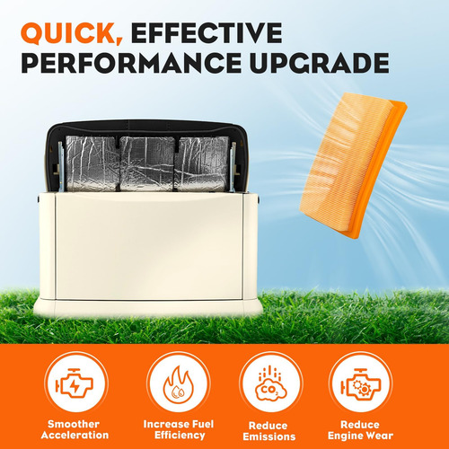Filtro De Aire Para Generador Generac 14 A 22kw 0j8478