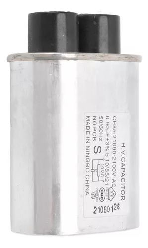 Condensador De Alta Tensión 2100v 0.9uf 2+2 Insertos Pequeño