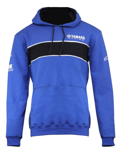 Buzo Hoodie Yamaha Azul (t,xl) Original - Motordos