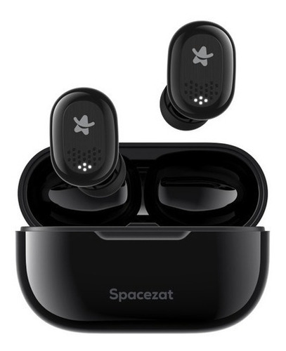 Imagen 1 de 6 de Audífonos Spacebuds In-ear Inalámbricos Touch Bluetooth 5.1 Spcbudsnegrog01 Spacezat Negro