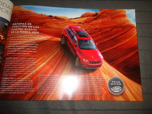 Jeep Grand Cherokee 2017 Catalogo De Venta Original (Usado)