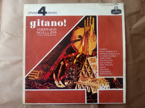 Werner Müller Y Su Orquesta  Gitano! Vinilo Lp D London 1967