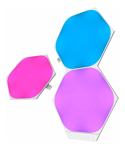 Imagen 2 de 5 de Pack De Expansión Hexagonal 3 Paneles Nanoleaf