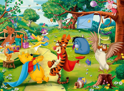 Rompecabezas Ravensburger Pooh To The Rescue - De 100 Rpc