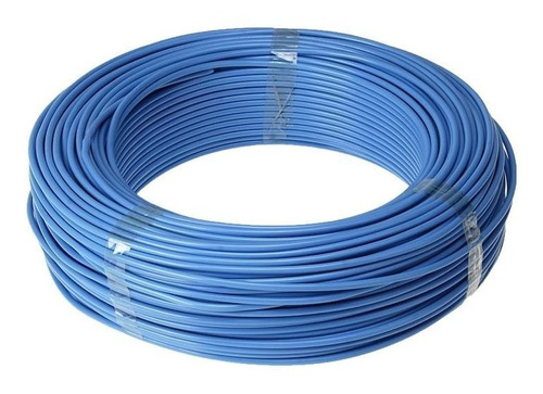 Fio Eletrico Flexivel 6mm Azul Rolo Com 100mts