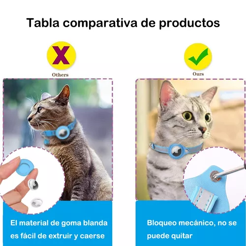 Collar Para Gato Compatible Con Rastreador Gps Airtag