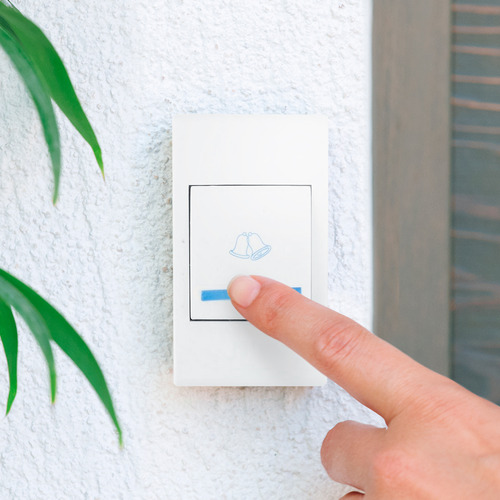 Timbre Inalámbrico Con Alcance De Hasta 100m Y 32 Melodías