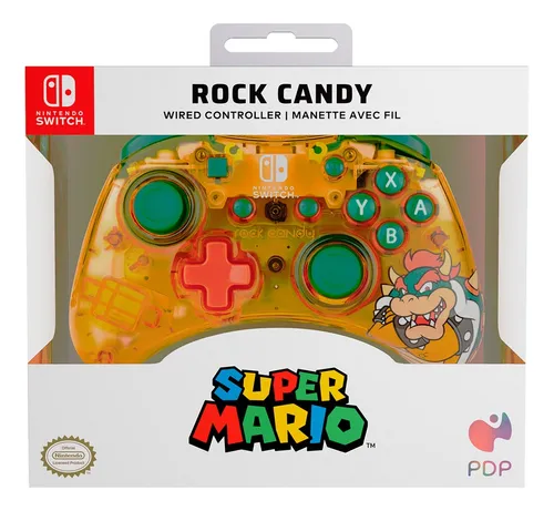Control Joystick Rock Candy Super Mario Nintendo Switch Bow