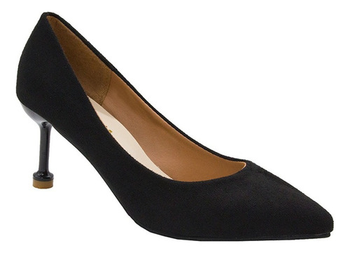 Zapatos De Tacón Alto Formales De Gamuza Para Mujer 7cm