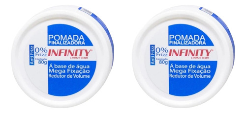 Pomada Capilar Infinity Azul 80g-kit C/2un