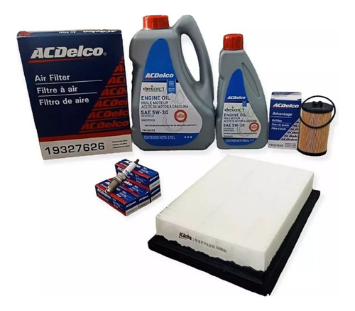 Kit De Afinacion 5w30 Sintetico Chevrolet Sonic 1.6 12/17